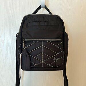 NWT LUG Alpine Crossbody Bag - Black w/Ice Pop Stitching